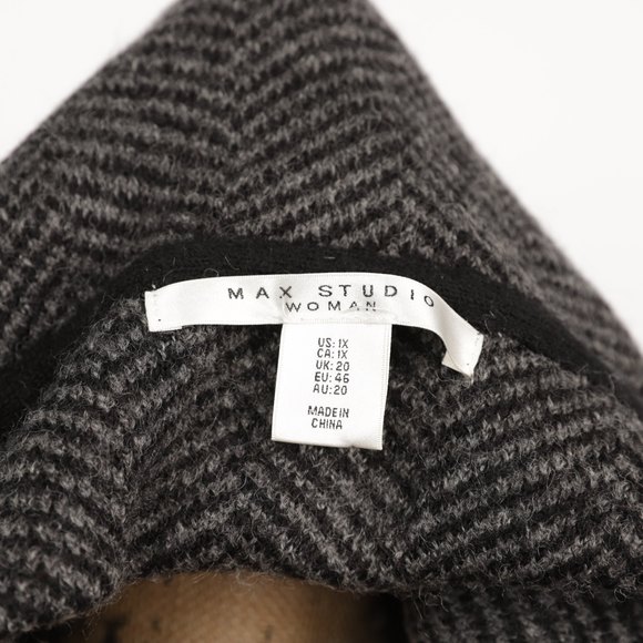 Max Studio Woman long Wool Blend Cardigan Sweater size 1X - Picture 11 of 11